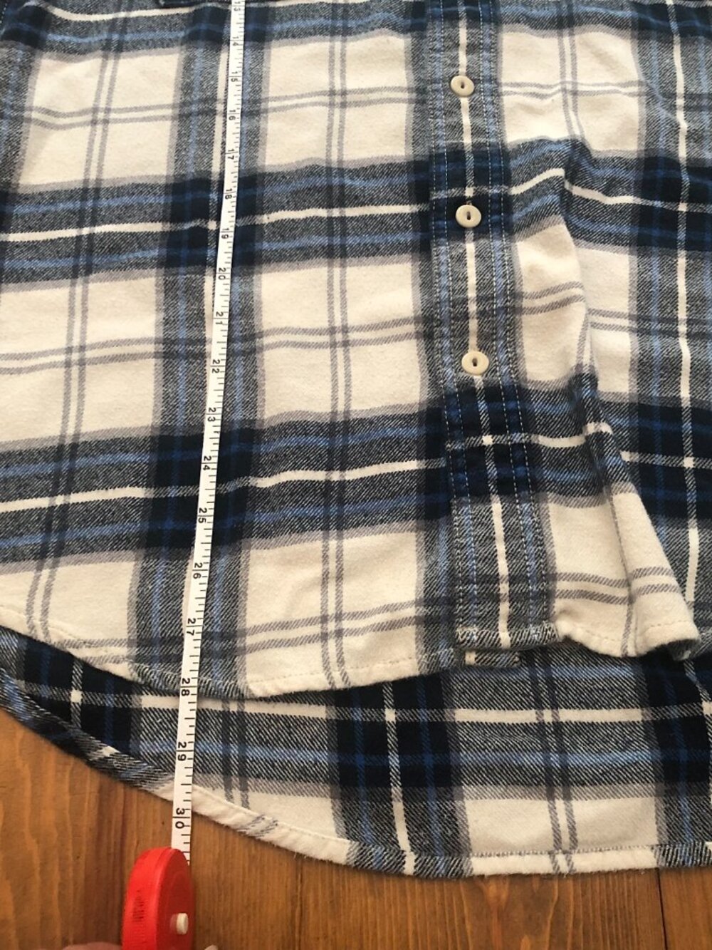 American Eagle Outfitters Mens L Athletic Fit Flannel Shirt Plaid Button Down - Picture 6 of 6